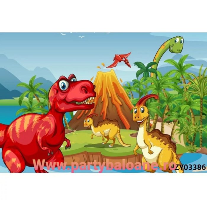 FATA DE MASA DINOZAURI - 180x108 CM
