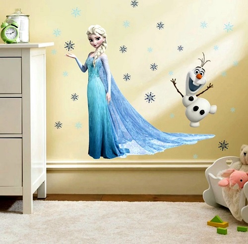 STICKER FROZEN ELSA OLAF