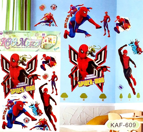 SET STICKERE PENTRU PERETE - SPIDERMAN