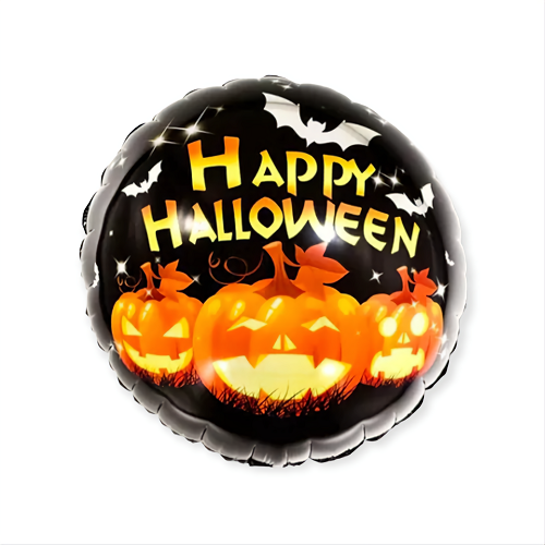 BALON FOLIE HAPPY HALLOWEEN - 45 CM