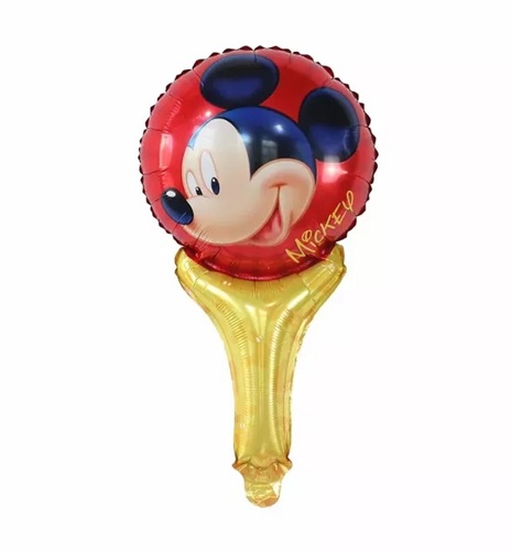 MINI BALON FOLIE CU TIJA MICKEY