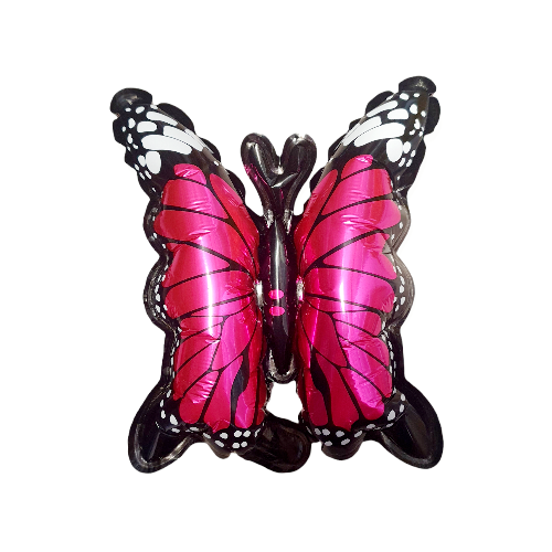 MINI BALON FOLIE FLUTURE ROZ,NEGRU,ALB