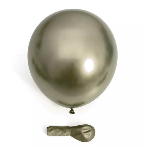 SET 10 BALOANE LATEX AURIU OLIVE CHROME - 30 CM