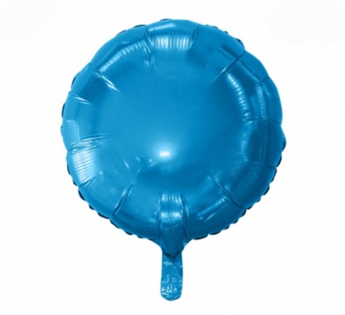 BALON FOLIE ROTUND ALBASTRU 45 CM
