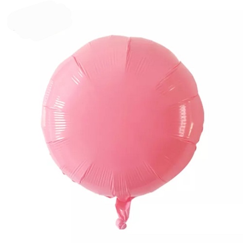 BALON FOLIE ROTUND ROZ MACARONS 45 CM