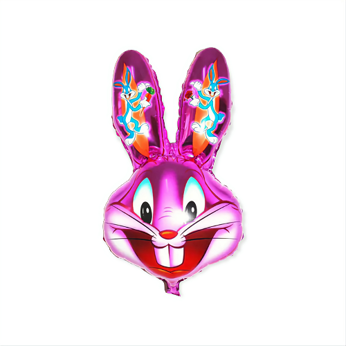BALON FOLIE IEPURE BUGS BUNNY ROZ 80 CM