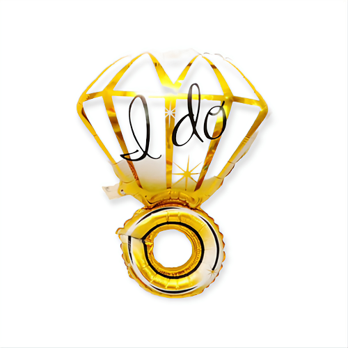 BALON FOLIE INEL AURIU - I DO 70x50CM