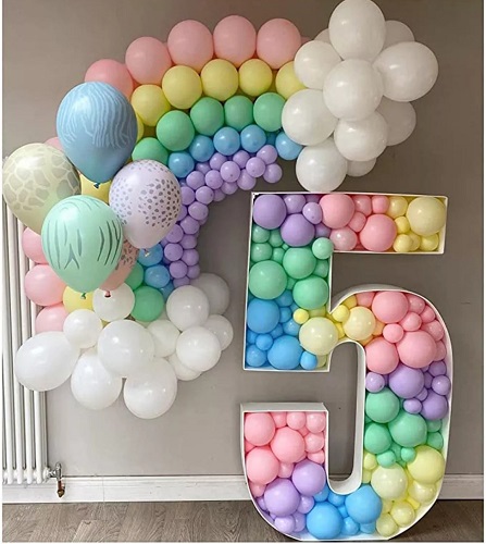 CIFRA 5 VOLUMETRICA PENTRU BALOANE 91 CM