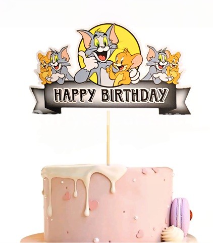 TOPPER PENTRU TORT – TOM SI JERRY