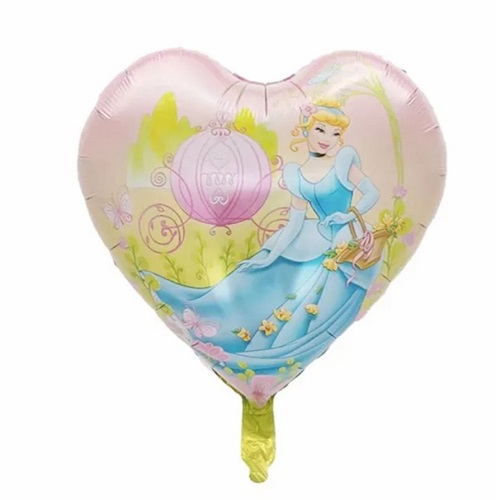 BALON FOLIE INIMA PRINTESA CENUSAREASA 45 CM