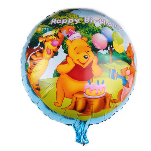 BALON FOLIE ROTUND WINNIE SI PRIETENII - 45 CM