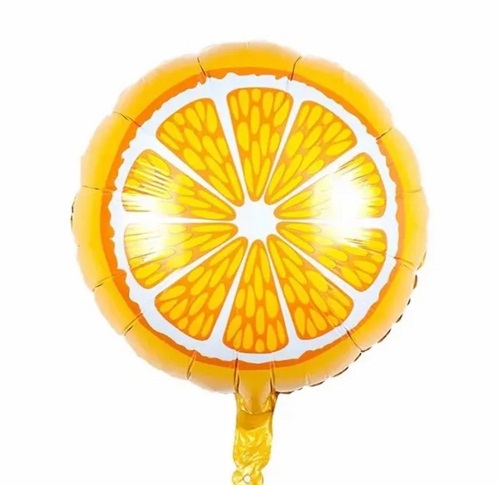 BALON FOLIE ROTUND PORTOCALA - 45 CM