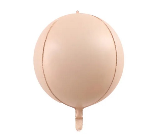 BALON FOLIE SFERA , ORBZ BEJ - 55 CM