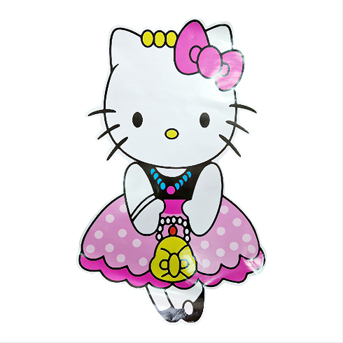STICKER PENTRU PERETE PISICA HELLO KITTY 85 CM 55 CM