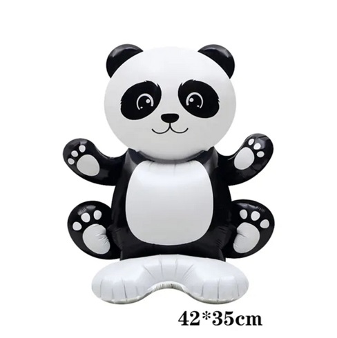 BALON FOLIE PERSONAJ - URS PANDA 3D CU STATIV 42 CM