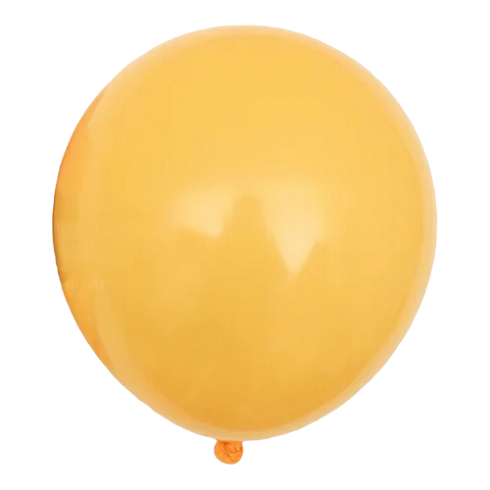 BALON LATEX JUMBO PORTOCALIU RETRO - 50 CM