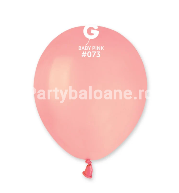 SET 100 BALOANE LATEX ROZ BABY COD 073 - 26 CM