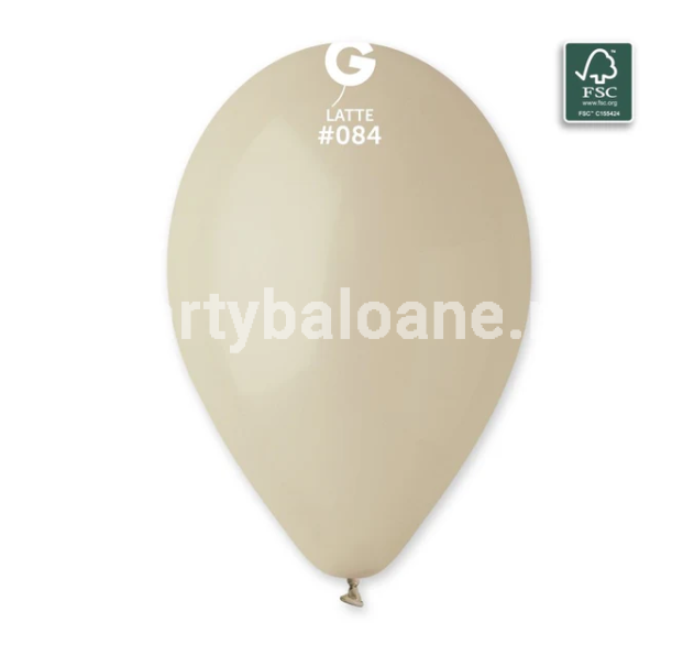 SET 100 BALOANE LATEX WHITE SAND LATTE 26 CM - COD 084