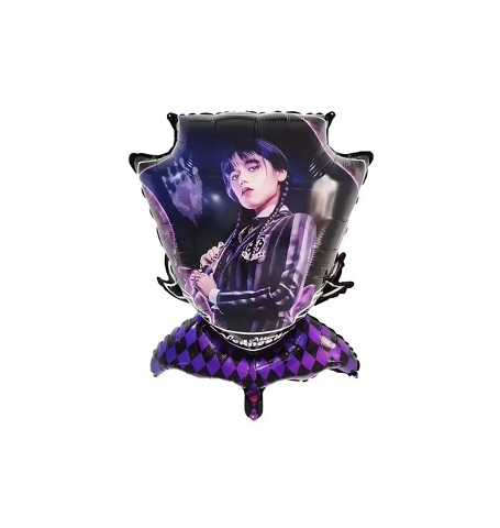 BALON FOLIE PERSONAJ WEDNESDAY ADAMS 79x54 CM
