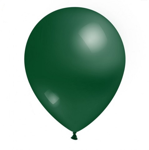 SET 10 BALOANE LATEX VERDE PADURE - 30 CM