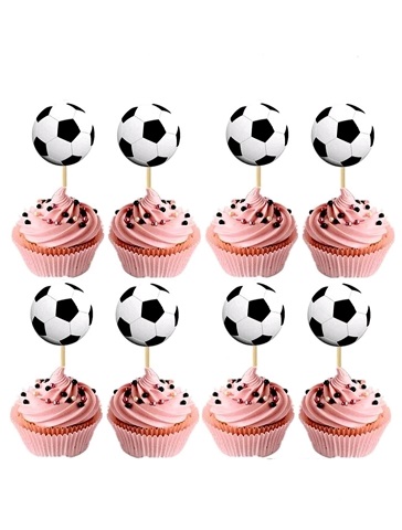 SET 12 SCOBITORI PENTRU TORT - MINGE DE FOTBAL