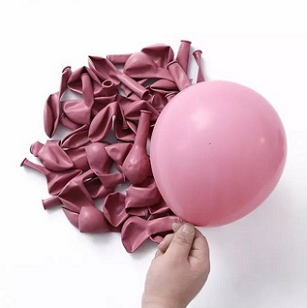 SET BALOANE LATEX DUSTY PINK 30 CM