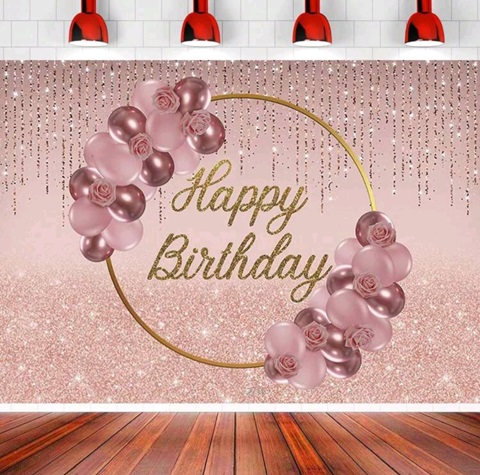 BACKROUND TEXTIL PENTRU ARANJAMENT ARCADA HAPPY BIRTHDAY – COD 115