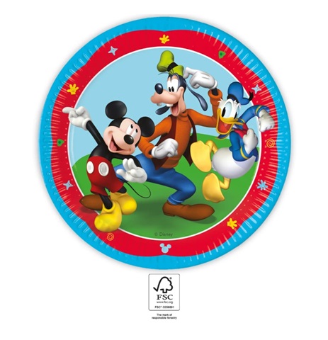 SET FARFURII PARTY MICKEY MOUSE SI PRIETENII 23 CM