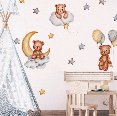 STICKER DECORATIV PENTRU PERETE - URSULETI COD 244