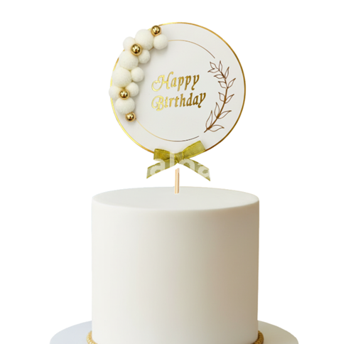 TOPPER PENTRU TORT HAPPY BIRTHDAY - COD 103