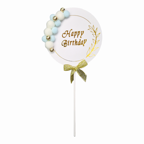 TOPPER PENTRU TORT HAPPY BIRTHDAY - COD 104
