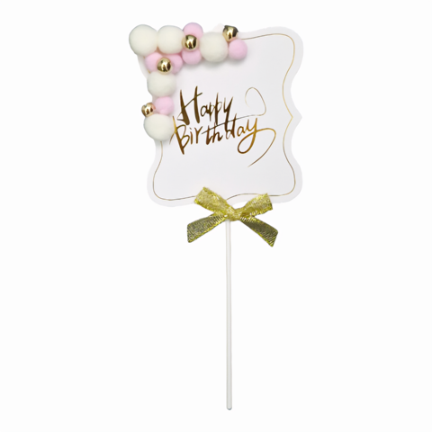TOPPER PENTRU TORT HAPPY BIRTHDAY - COD 106