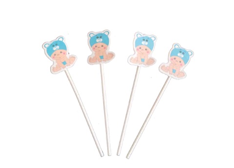 SET 4 TOPPERE PENTRU TORT BEBE BAIAT