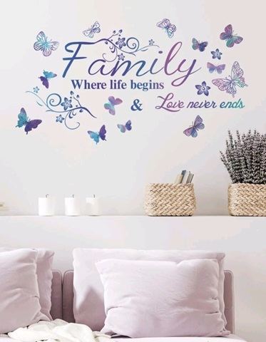STICKER DECORATIV PENTRU PERETE - FAMILY COD 282
