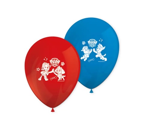 Set 8 baloane party Paw Patrol Ready 4 Action 28 cm