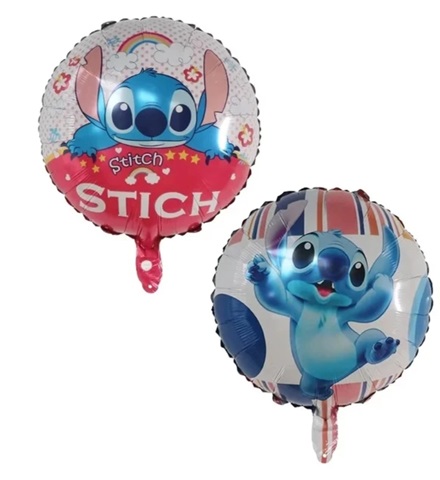 BALON FOLIE ROTUND – STITCH MODEL 4 – 45 CM