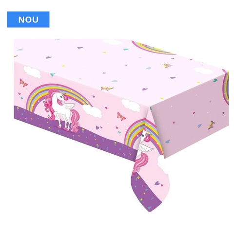 Fata de masa party Unicorn Rainbow 120x180cm