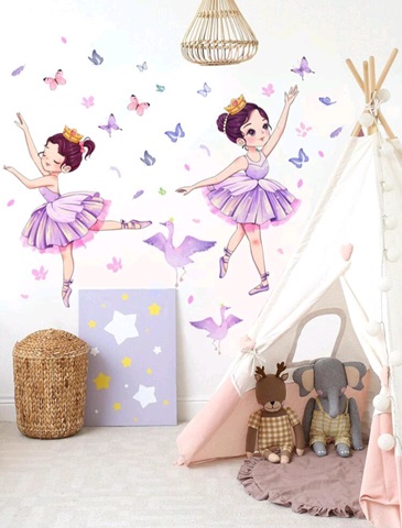 STICKER DECORATIV PENTRU PERETE – BALERINE COD 304