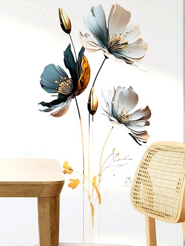 STICKER DECORATIV PENTRU PERETE – FLORI COD 313