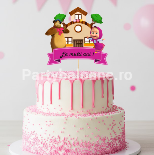 TOPPER PENTRU TORT MASHA SI URSUL