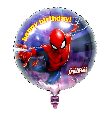 Balon folie spiderman Happy Birthday 45 cm