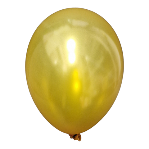 Set 100 baloane latex auriu sidefat 26 CM – COD 039