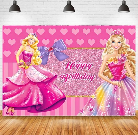 BACKGROUND TEXTIL PENTRU ARANJAMENT ARCADA - BARBIE COD 223