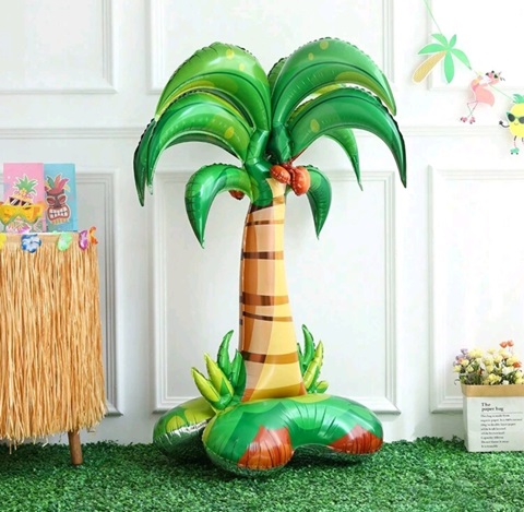 Balon folie airwalker - palmier 132 cm