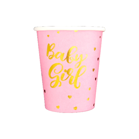 SET 8 PAHARE BABY GIRL 200 ML