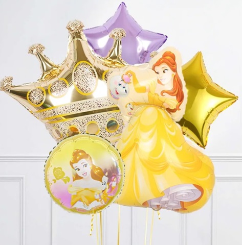 Set 5 baloane folie Printesa Belle