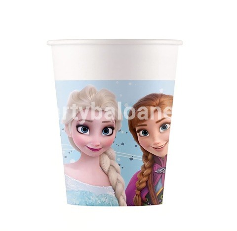 SET 8 PAHARE CARTON FROZEN IDYLLIC ANA SI ELSA 200 ML