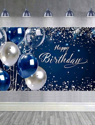 BACKGROUND TEXTIL PENTRU ARANJAMENT ARCADA HAPPY BIRTHDAY - COD 288