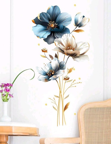STICKER DECORATIV PENTRU PERETE – FLORI COD 375