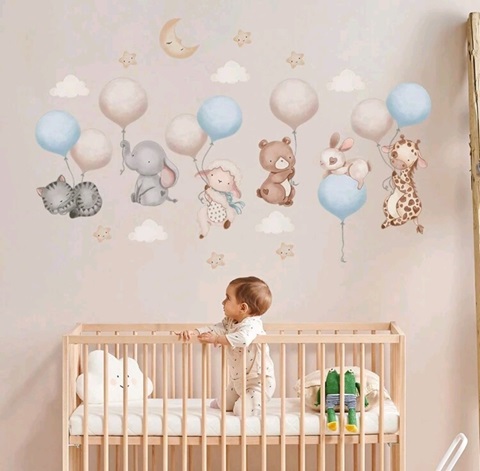 Sticker decorativ pentru perete – ANIMALUTE SAFARI - COD 373